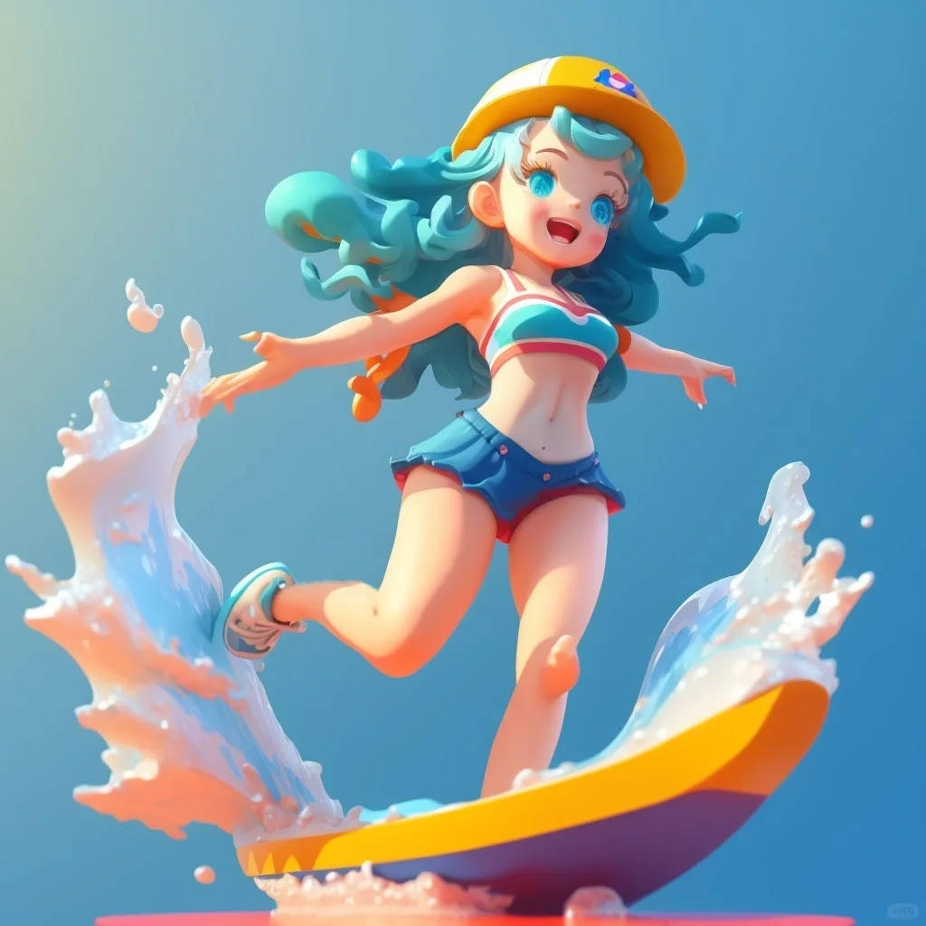 Midjourney｜AI绘画｜潮玩IP🎨｜比基尼篇👙