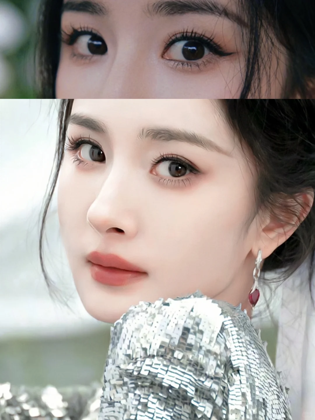 媚眼如丝，灵光流转：杨幂狐系眉眼的魅力