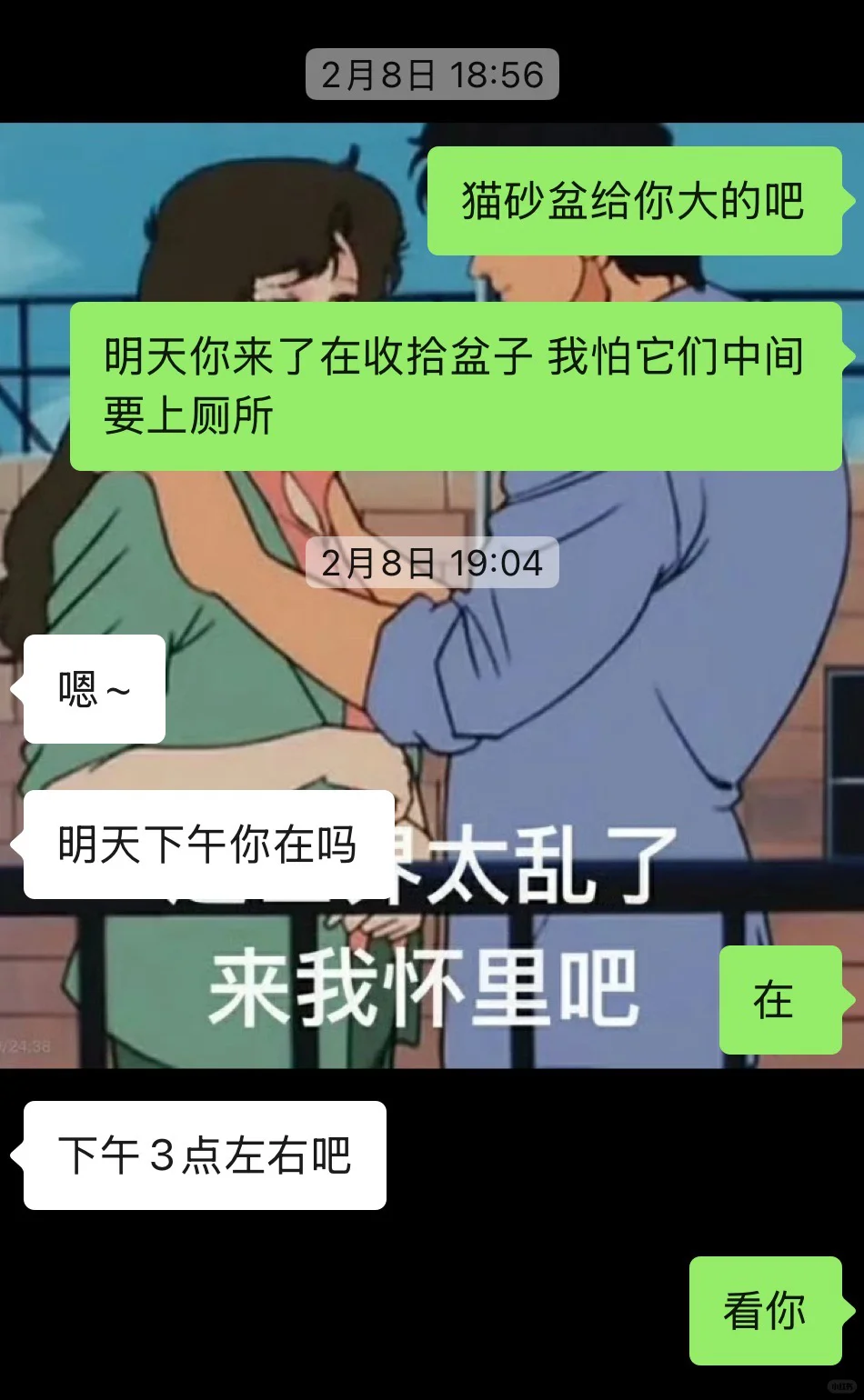 和前妻姐互动全靠猫片苦苦支撑