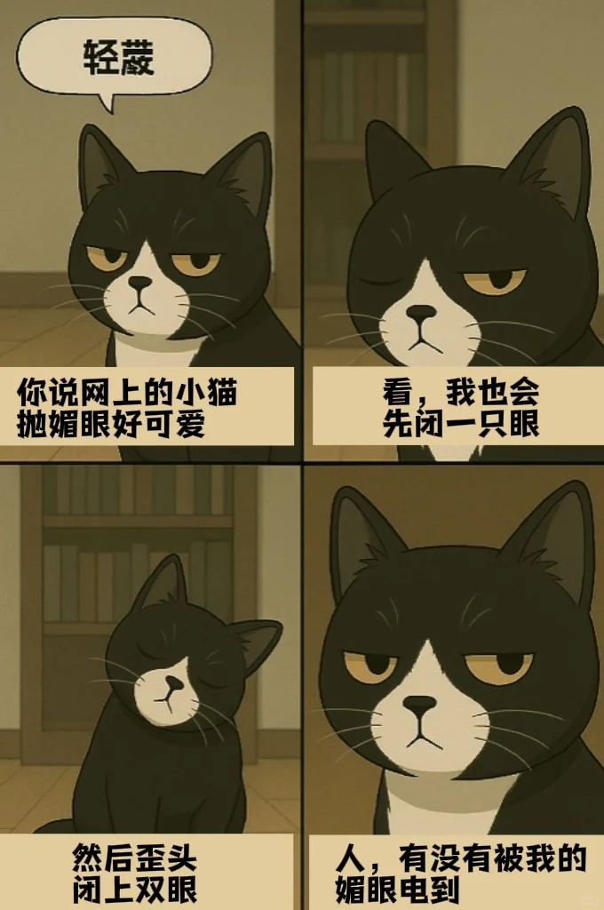 人，有没有被我的媚眼电到