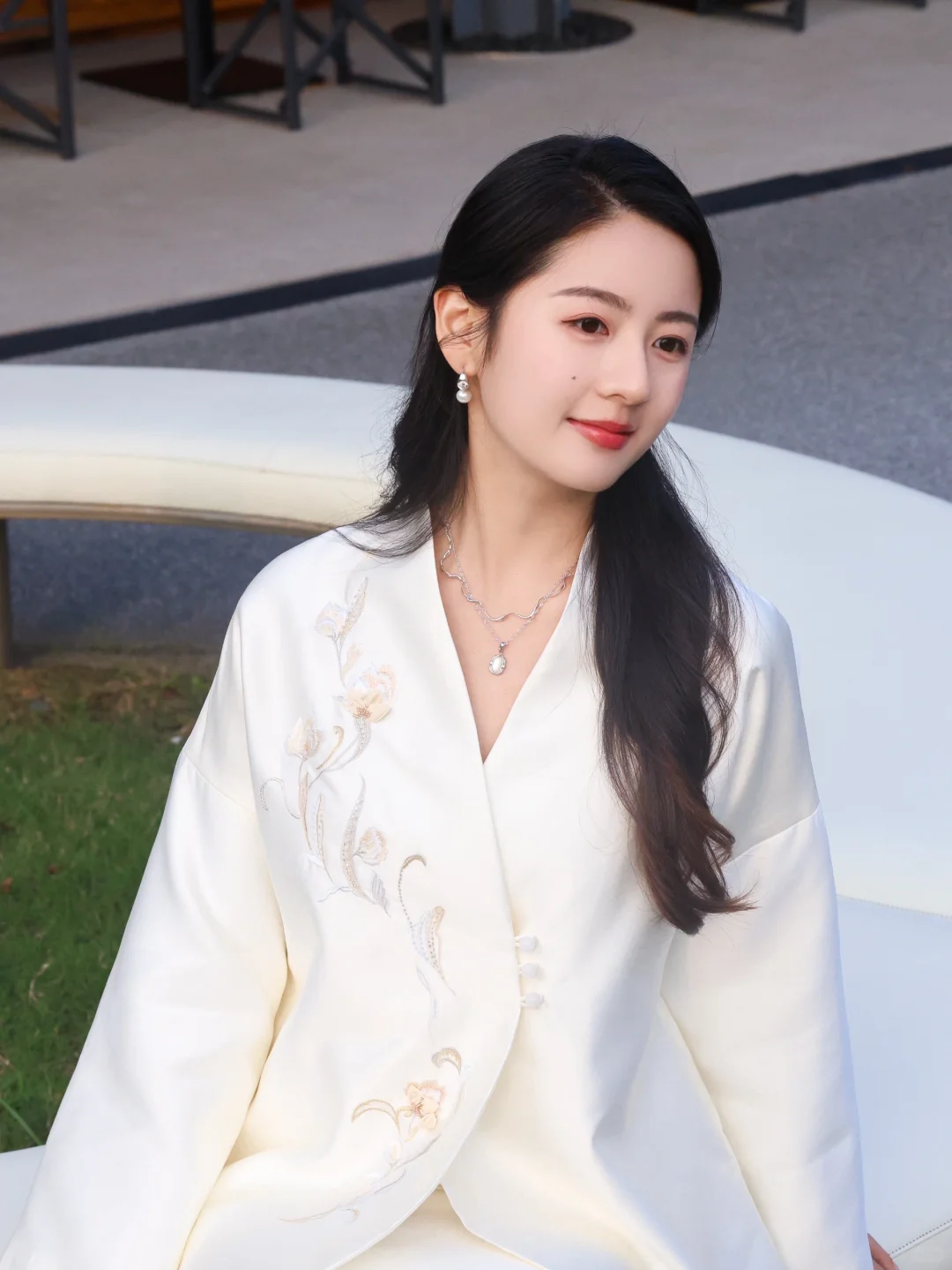 谁懂～圆脸搭新中式的娇俏感