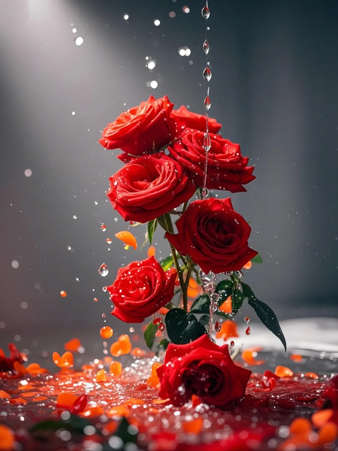 🌹红玫瑰：爱的深情绽放
