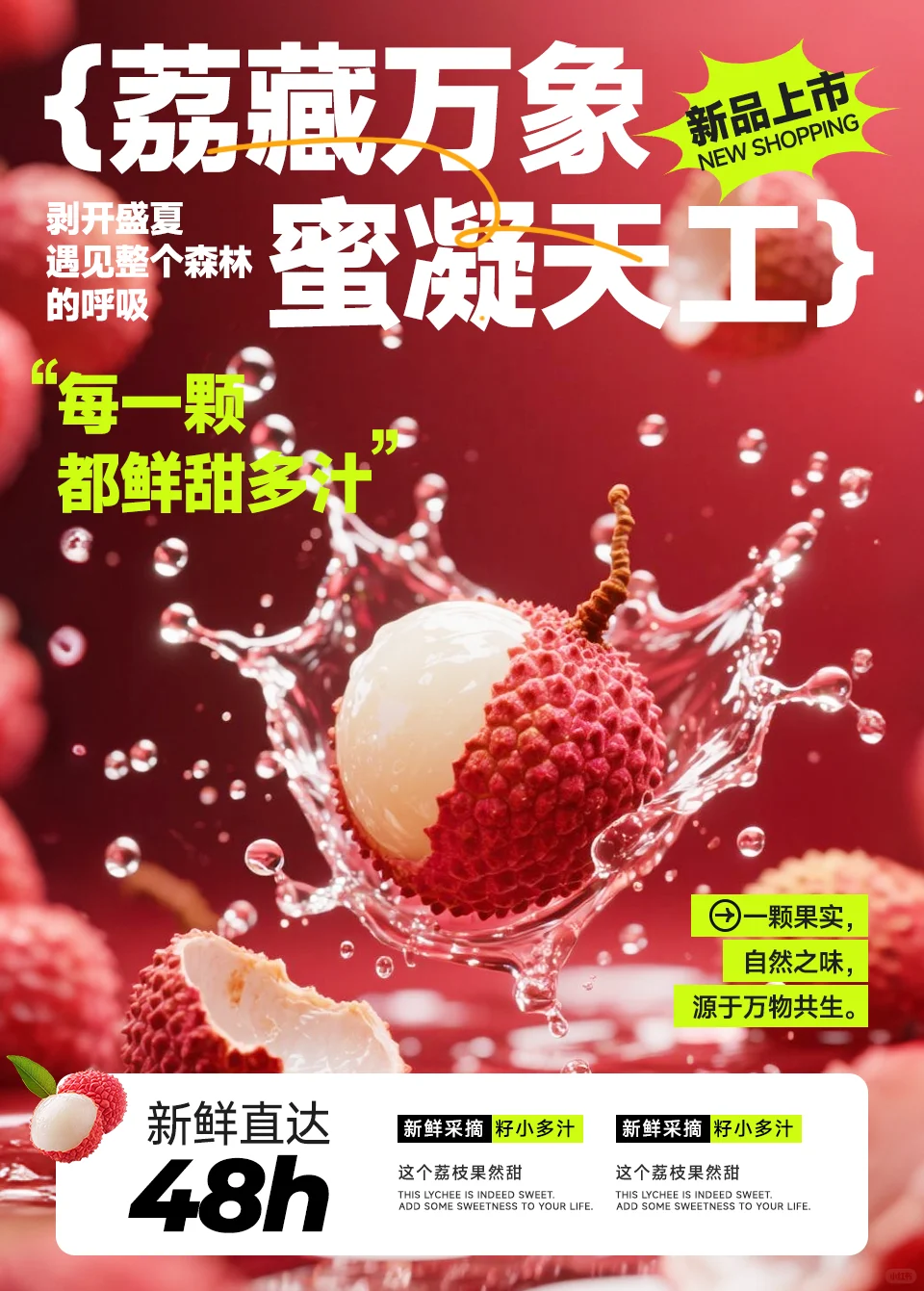 四张图看荔枝的娇艳欲滴 贵妃看了都点赞