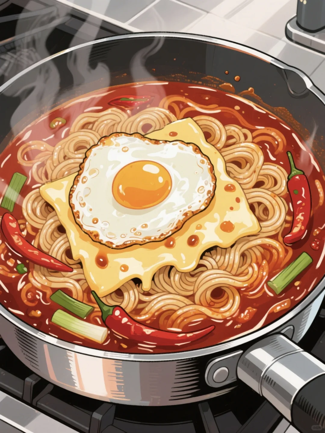 诱人的美食插画😍