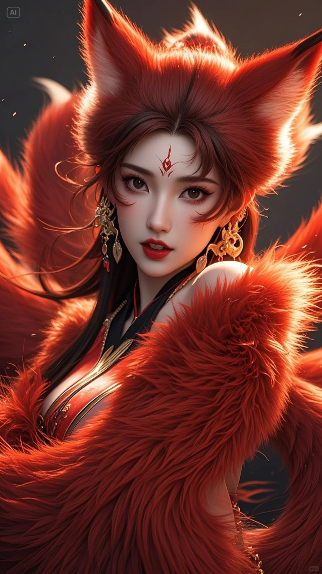 AI口令 召唤狐仙第二弹 独属于东方的美