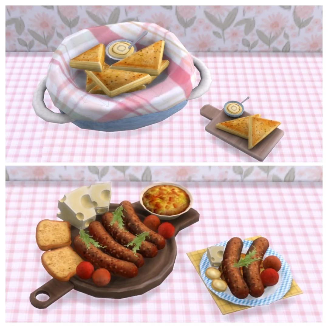 模拟人生4美食5！超诱人的餐点来啦～