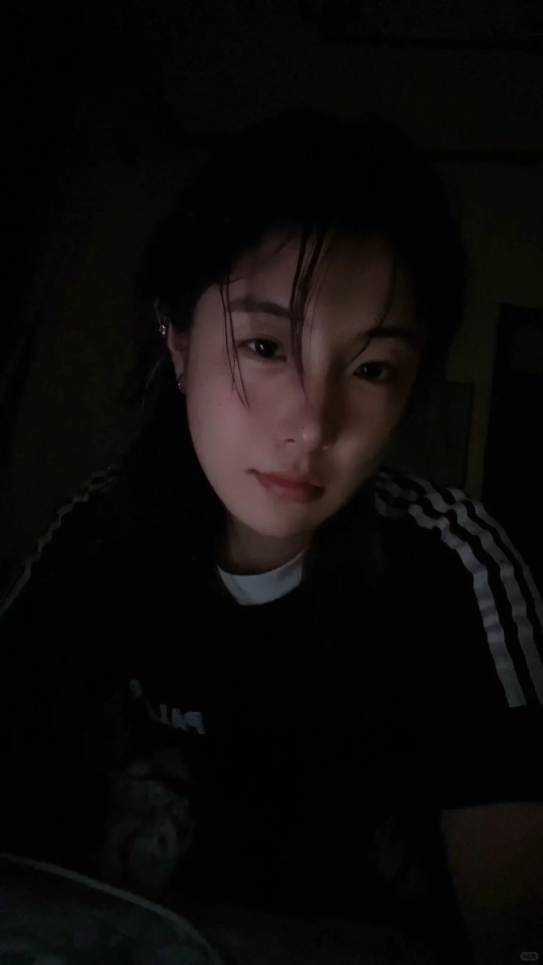 湿发+背头=..老公？