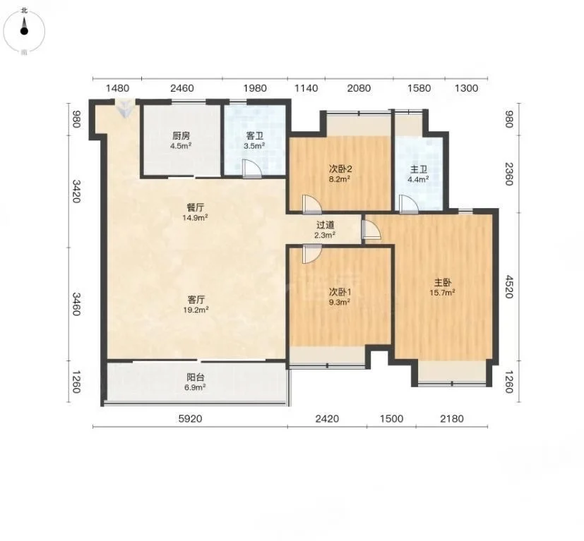 次新房 个人原因要给🏠➗了❓123平单价1.6