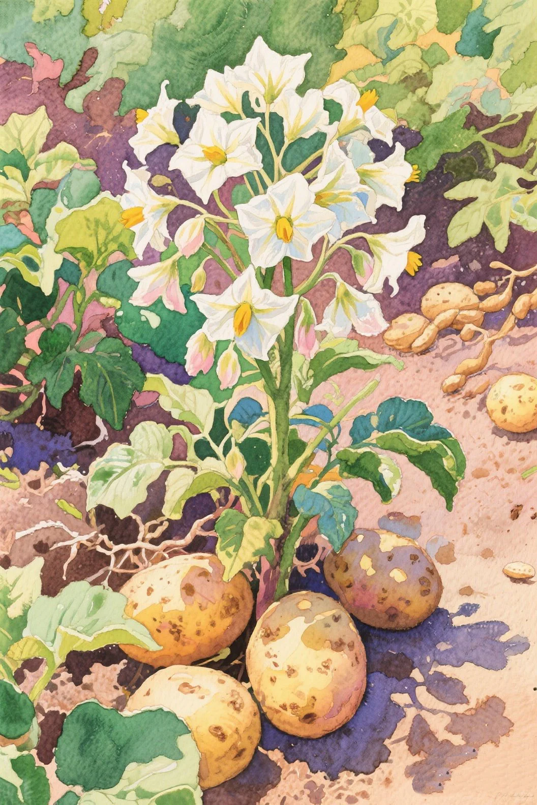 57.洋芋花：简洁大方