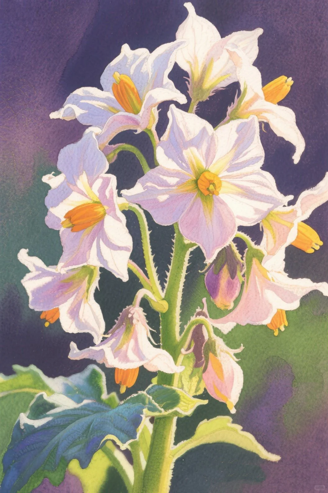57.洋芋花：简洁大方