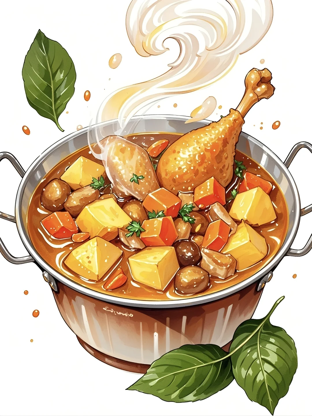 诱人的美食插画😍