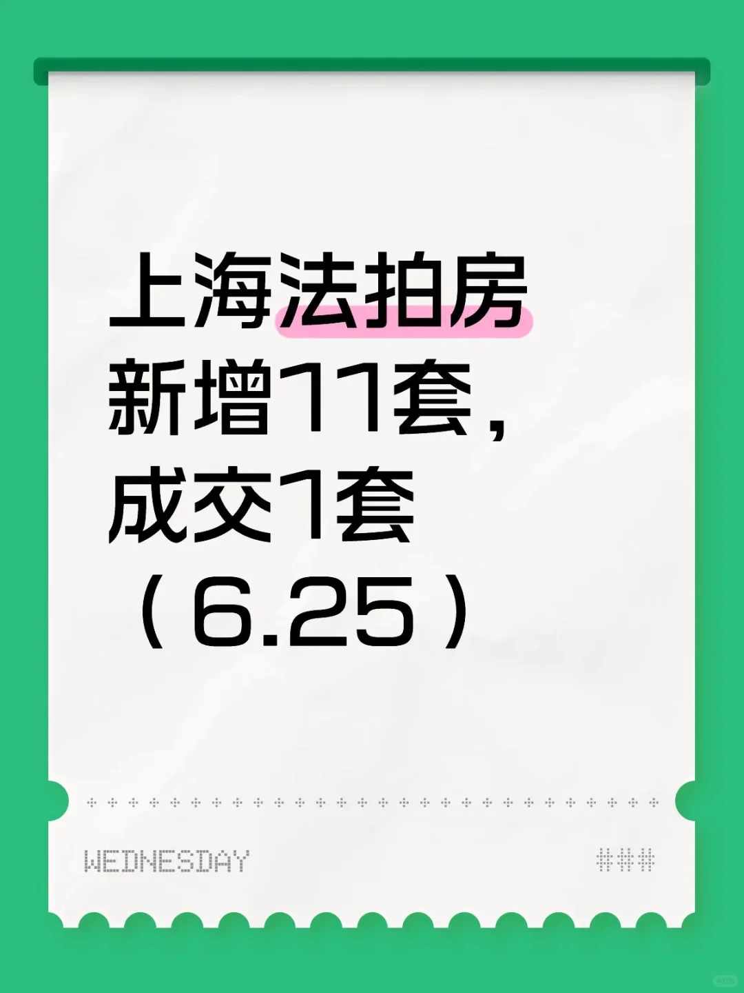 总价段版丨上海法拍房房源更新2025.6.25