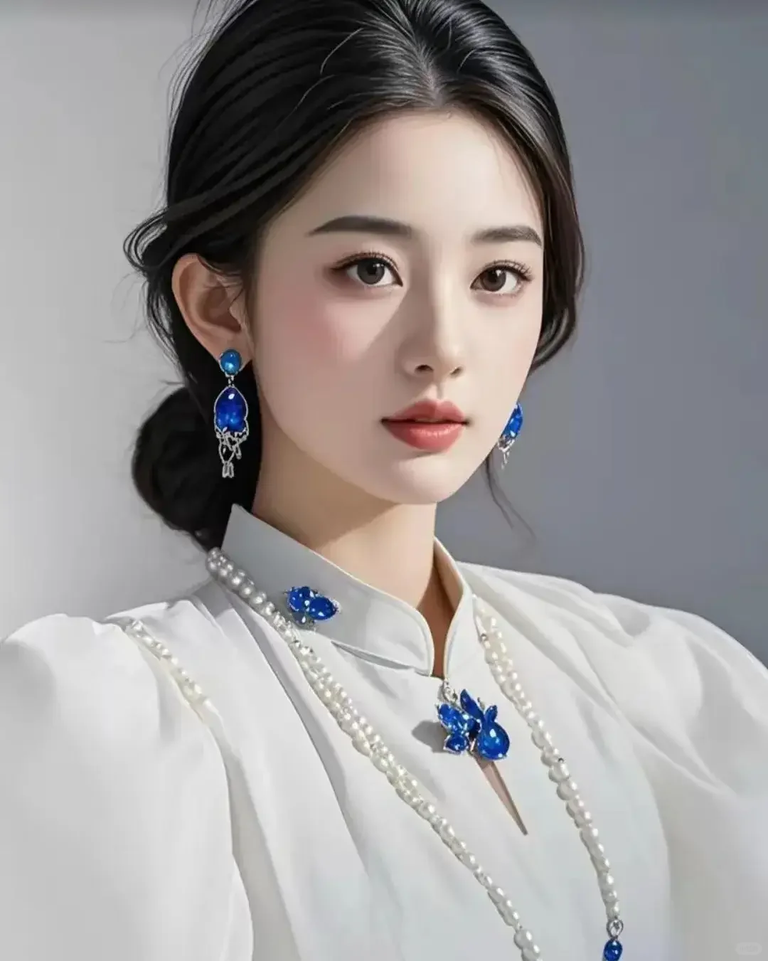 画风超美的古典美人，好仙！