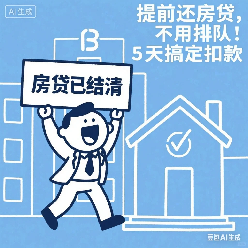 提前还房贷，5天扣款成功攻略！