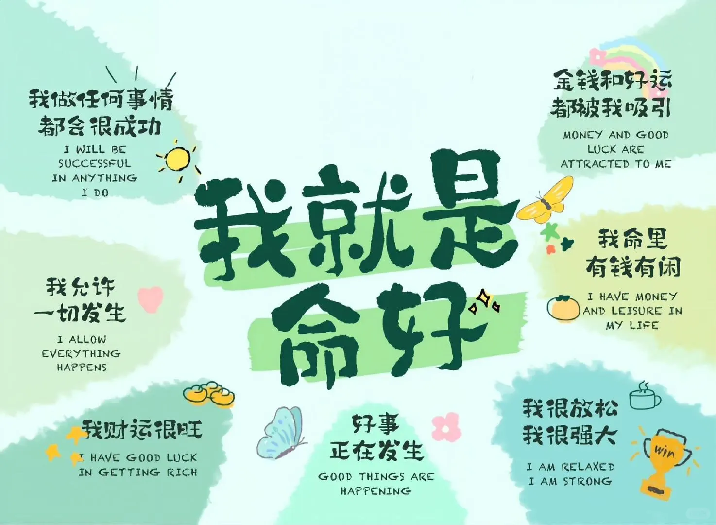 “凡事发生皆有利于我”ipad壁纸