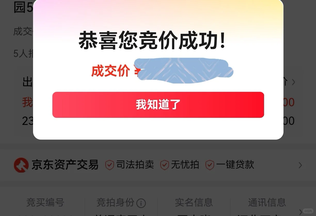 法拍房成功