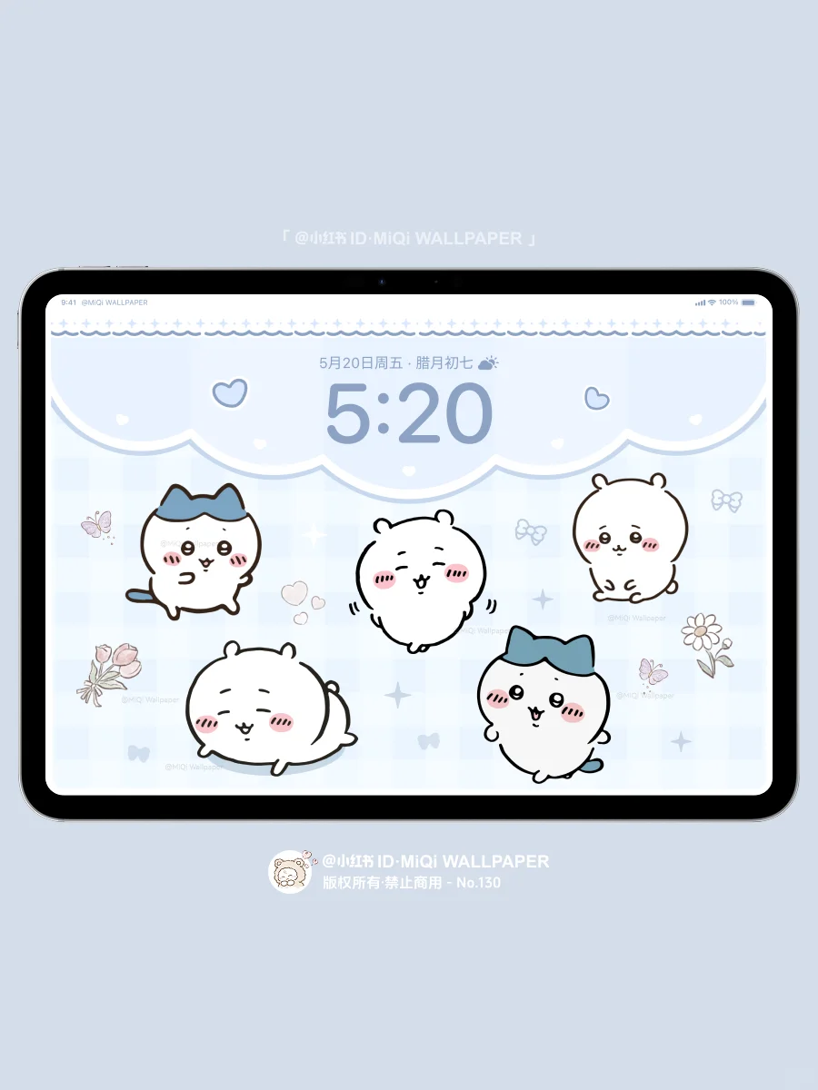 130｜chiikawa三小只和乌萨奇｜平板壁纸
