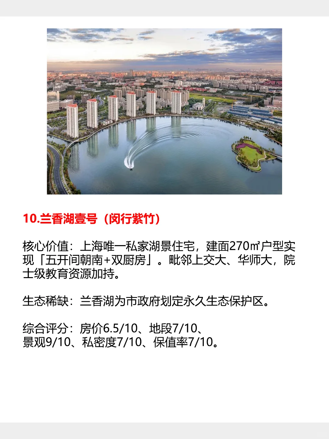 上海十大豪宅排名！欢迎指正！