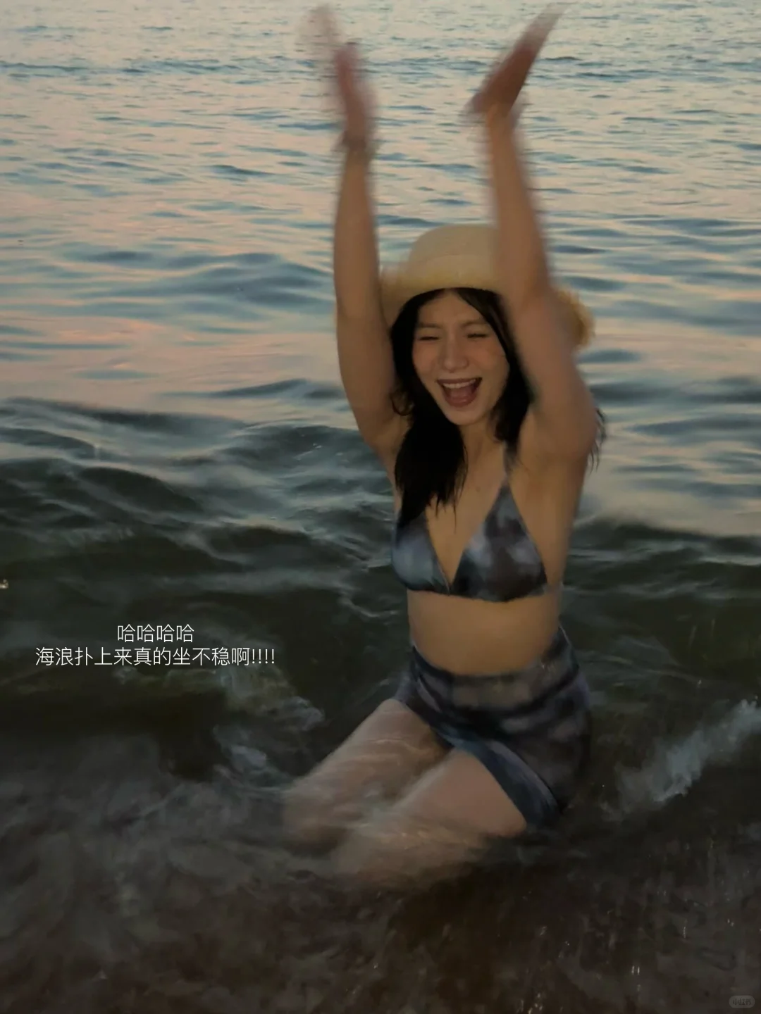 没想到人生第一次比基尼👙是在产后第7个月