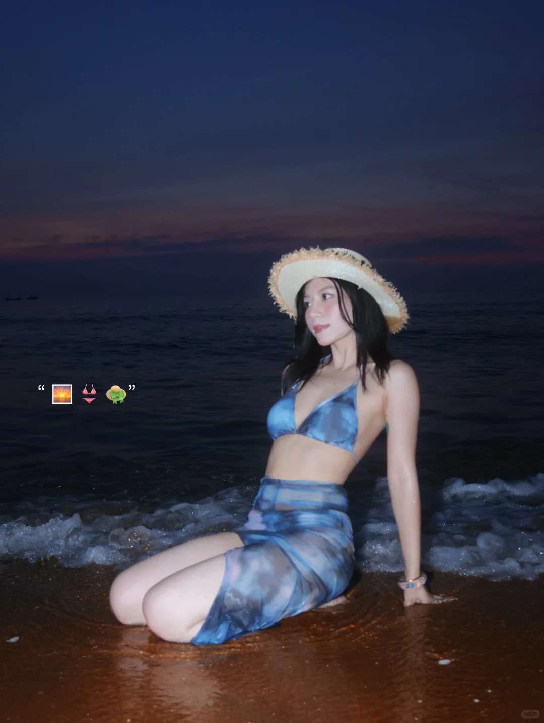 没想到人生第一次比基尼👙是在产后第7个月