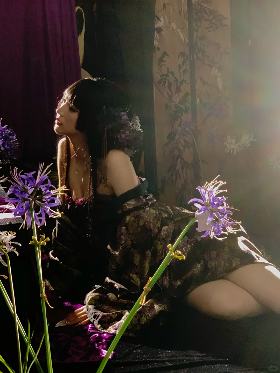 “花开彼岸💜”绝美妖艳的和服Live～｜杭州写真