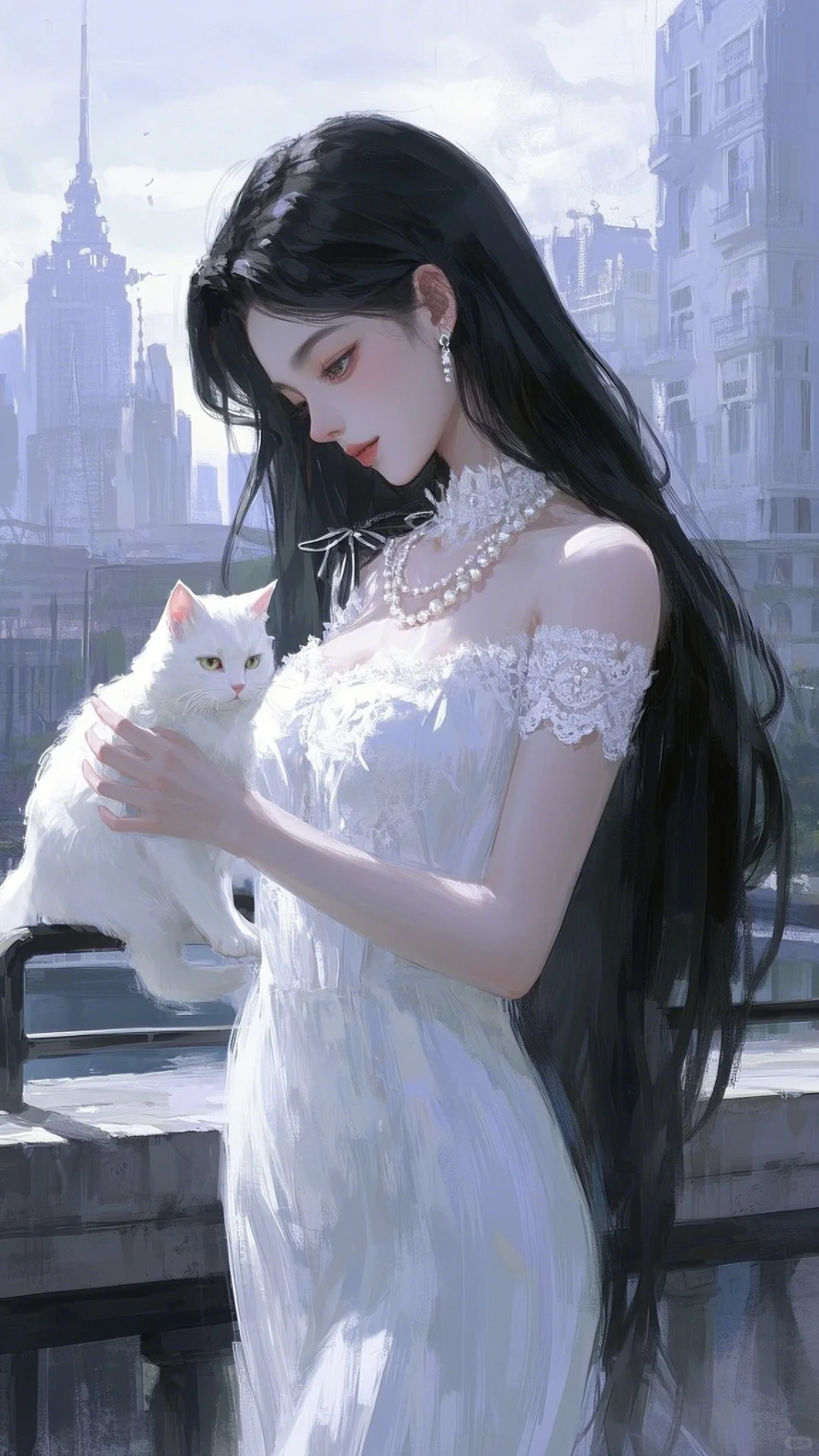 好美啊，好有氛围感的美女～