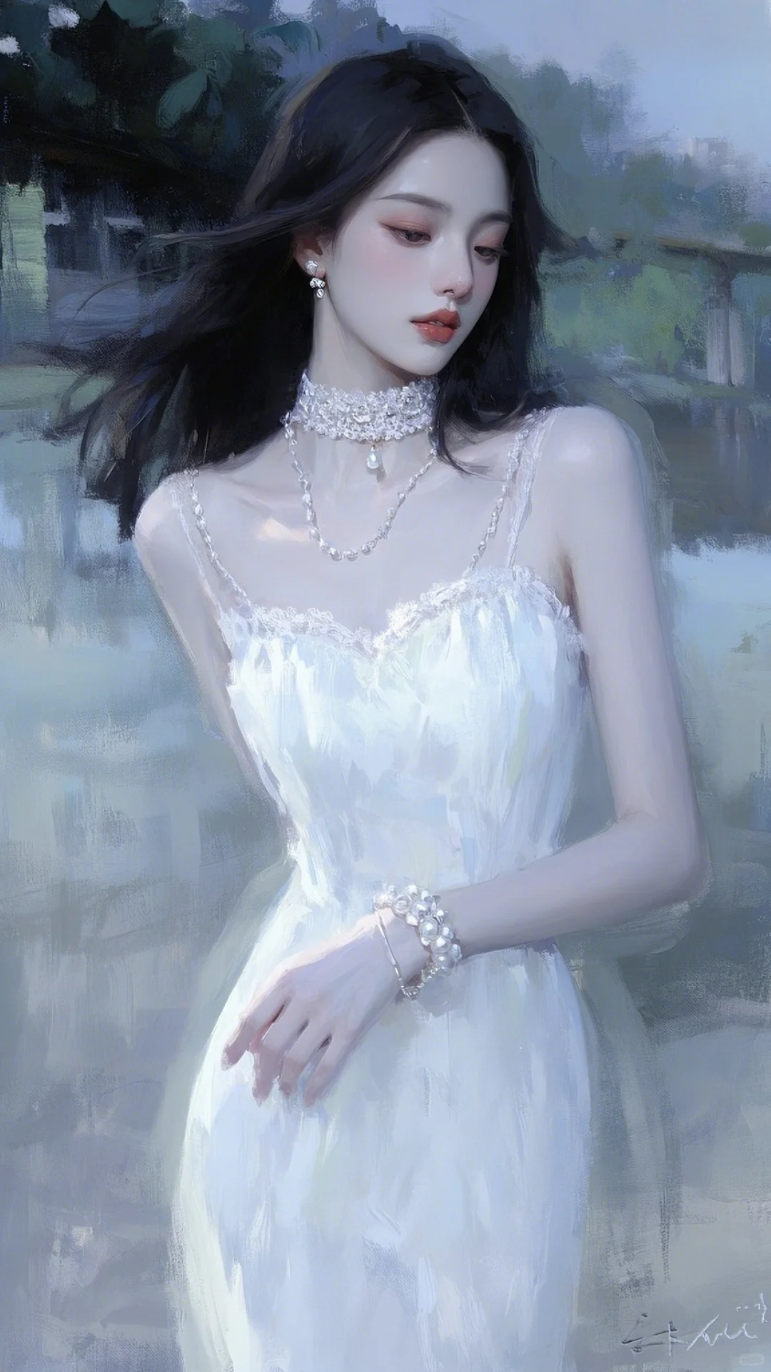 好美啊，好有氛围感的美女～