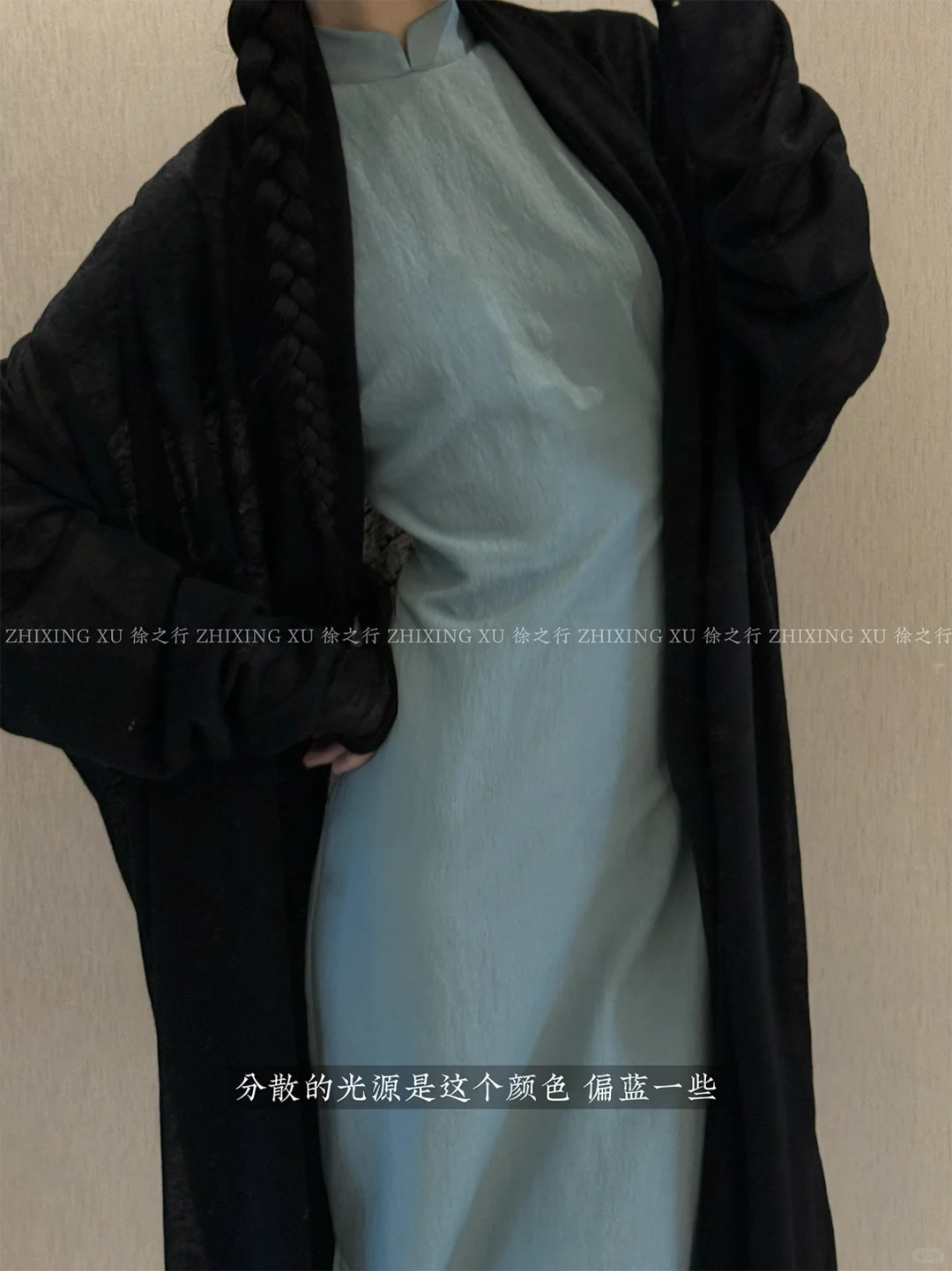 旗袍🪡🩵藍色是宇宙之愛