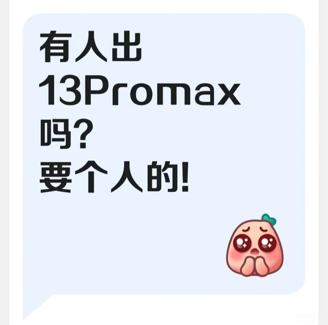 求购苹果13promax 256g❗️