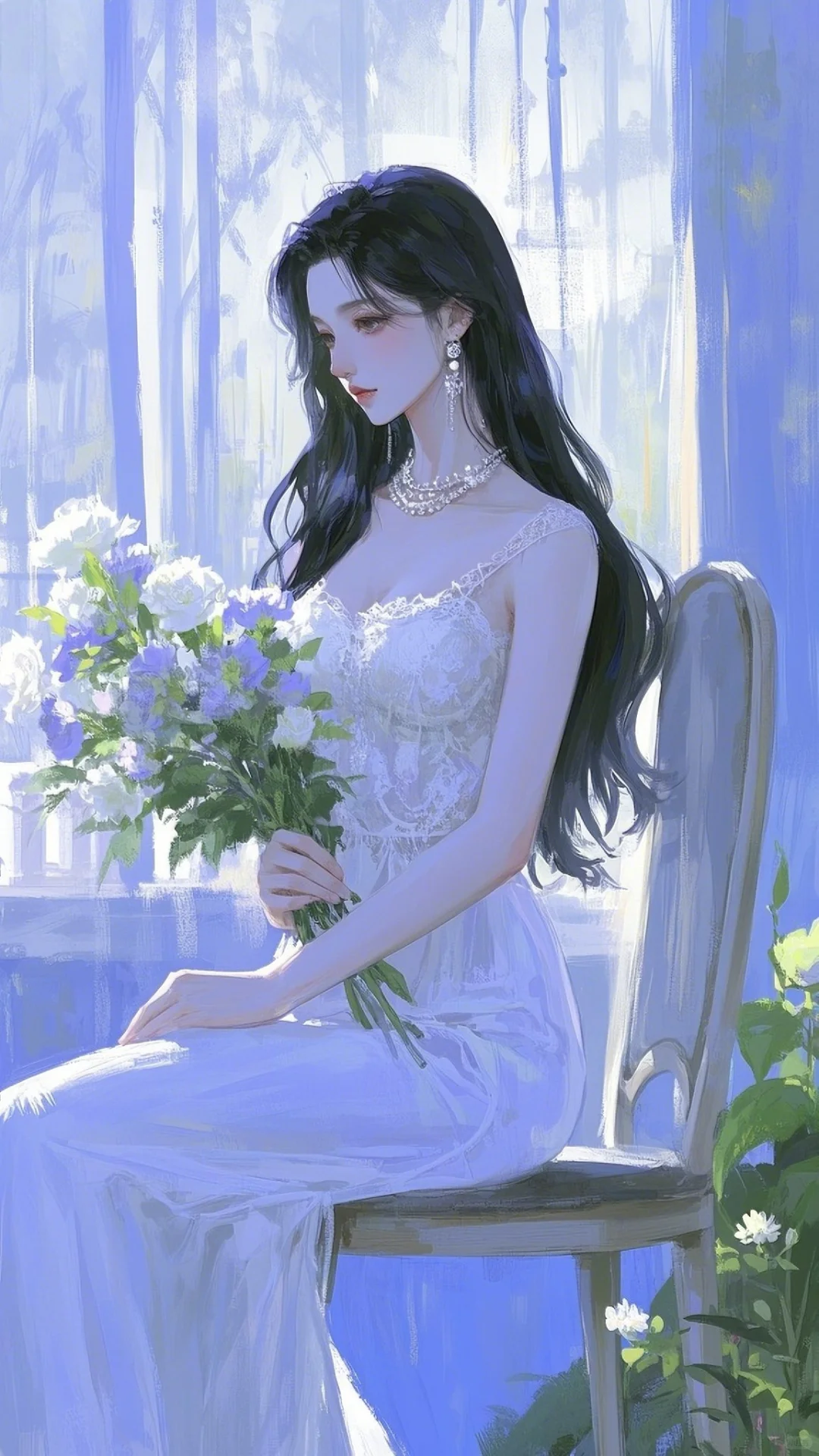 好美啊，好有氛围感的美女～