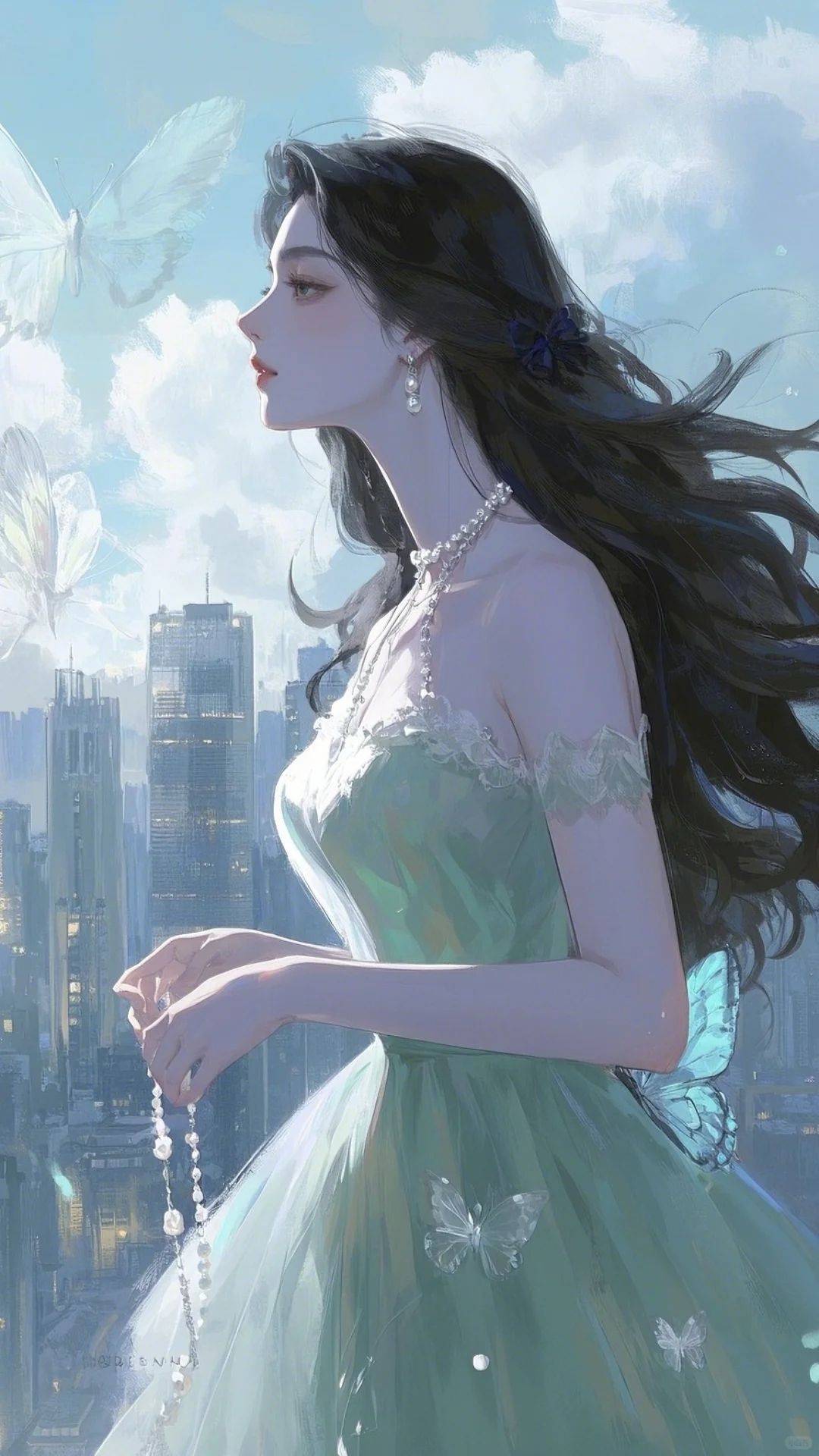 好美啊，好有氛围感的美女～