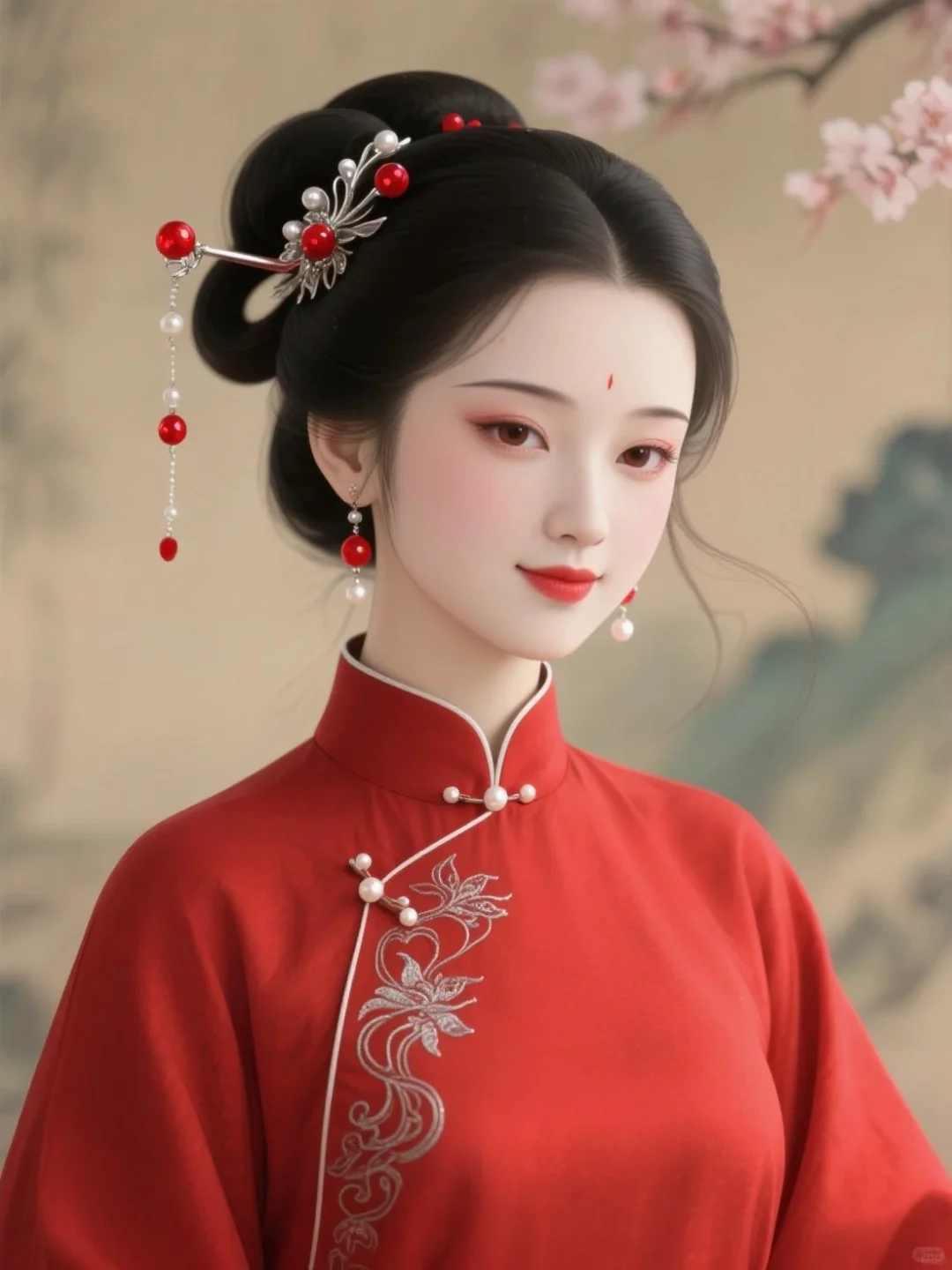 色色罗裙皆衬骨，万般颜色不如卿