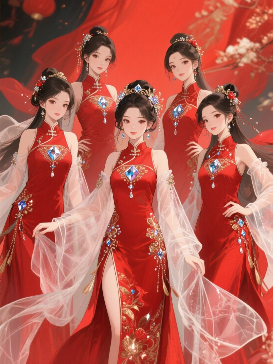 清水出芙蓉，姝色动人