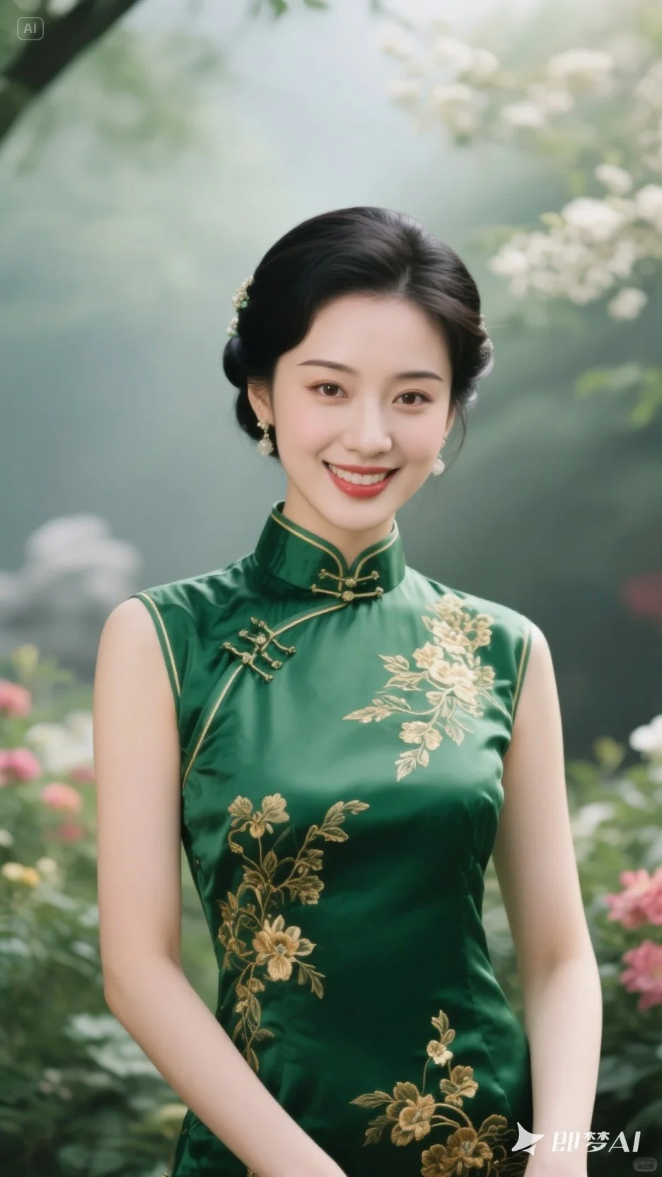 旗袍之美 附AI关键词