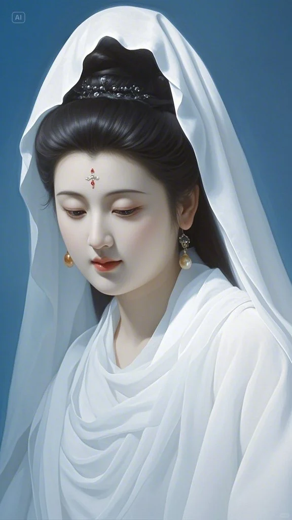 月下女神，美极了……