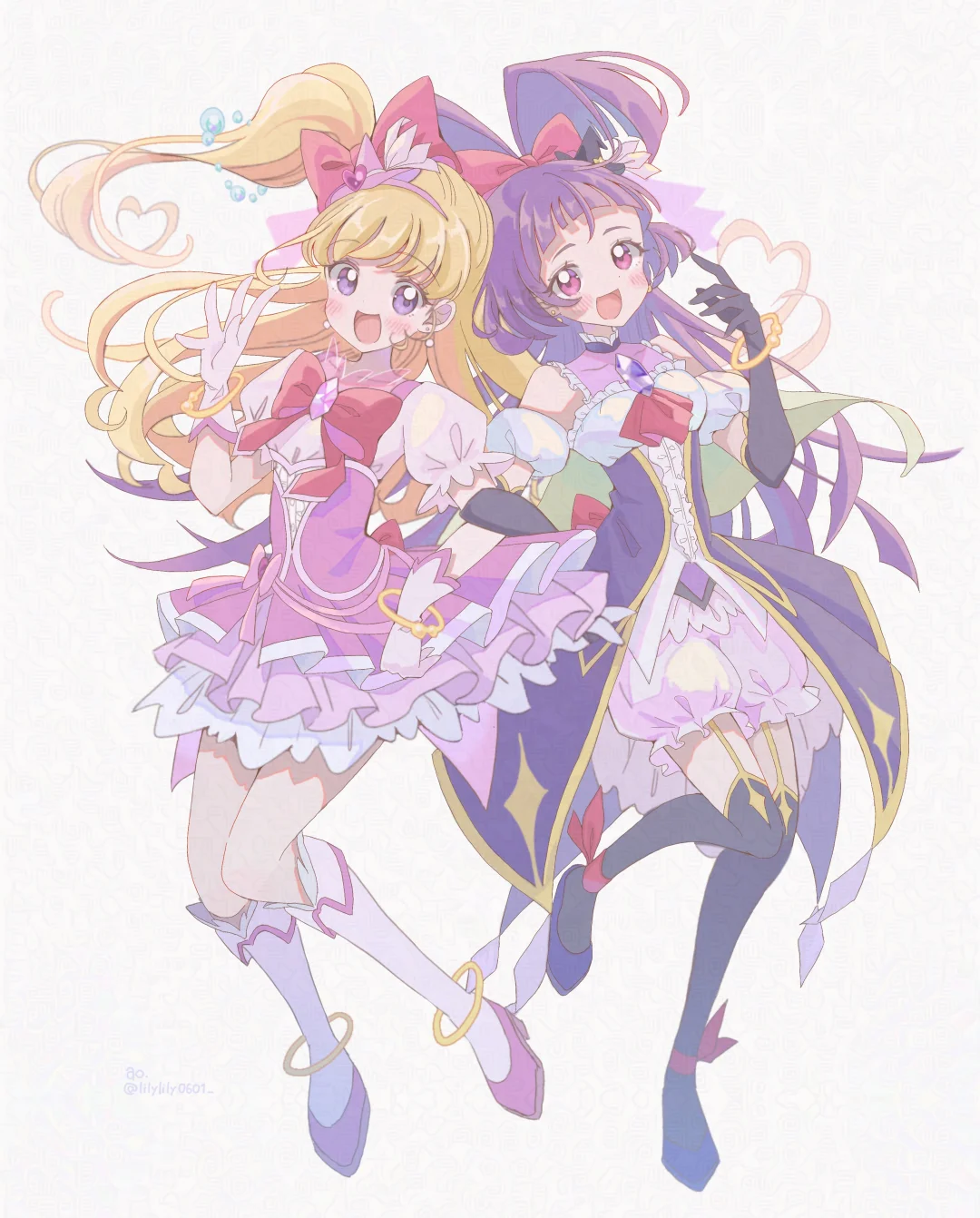 魔法使光之美少女~未来和理子闺蜜图