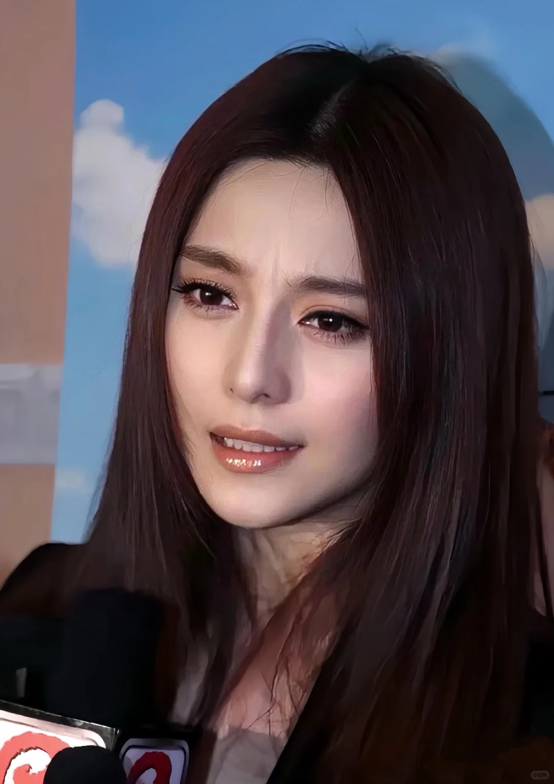 范冰冰不愧是狐狸眼模板，简直美翻了