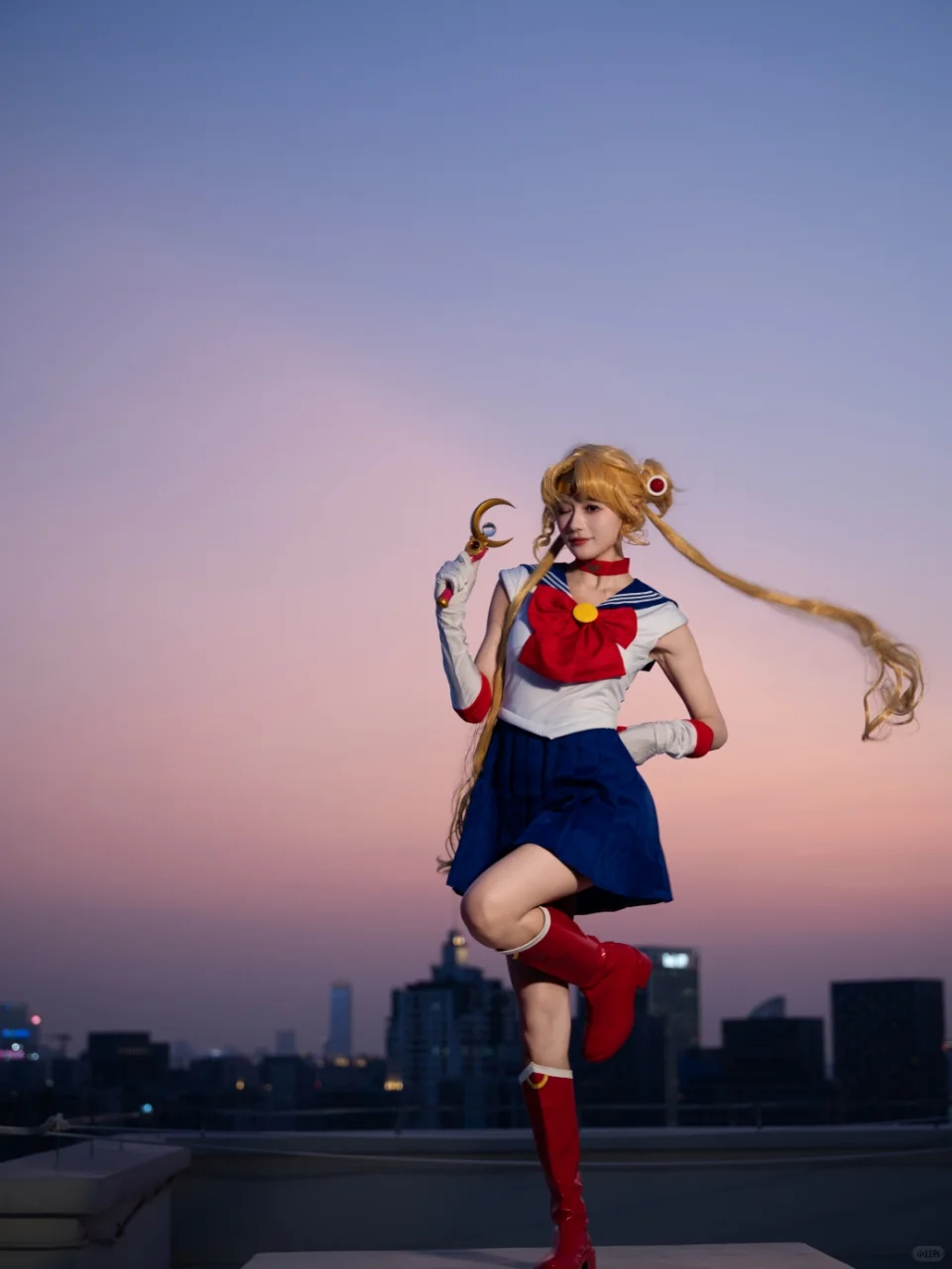 绝美晚霞与美少女战士🌙