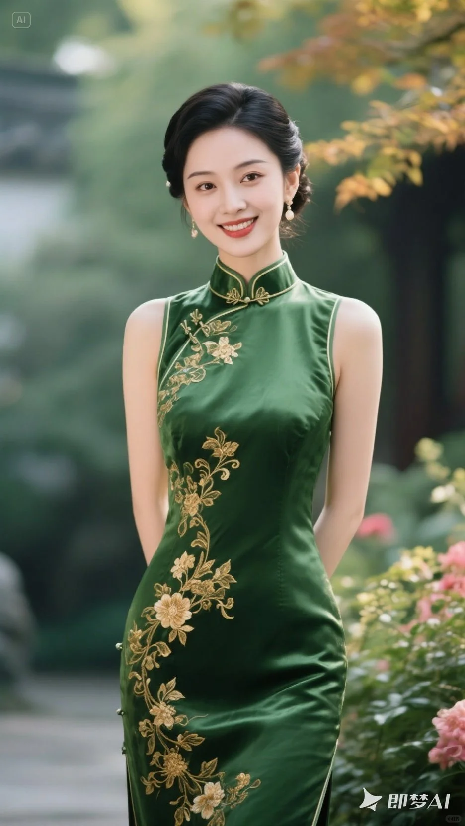 旗袍之美 附AI关键词