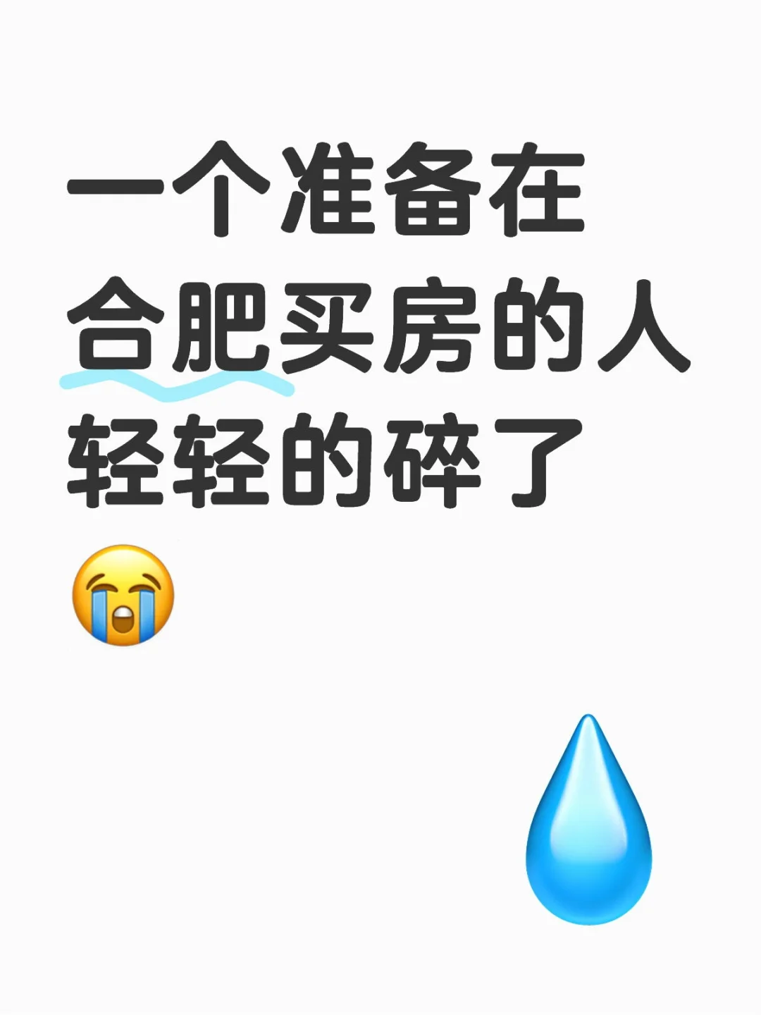 一个准备在合肥买房人轻轻的碎了😭😭