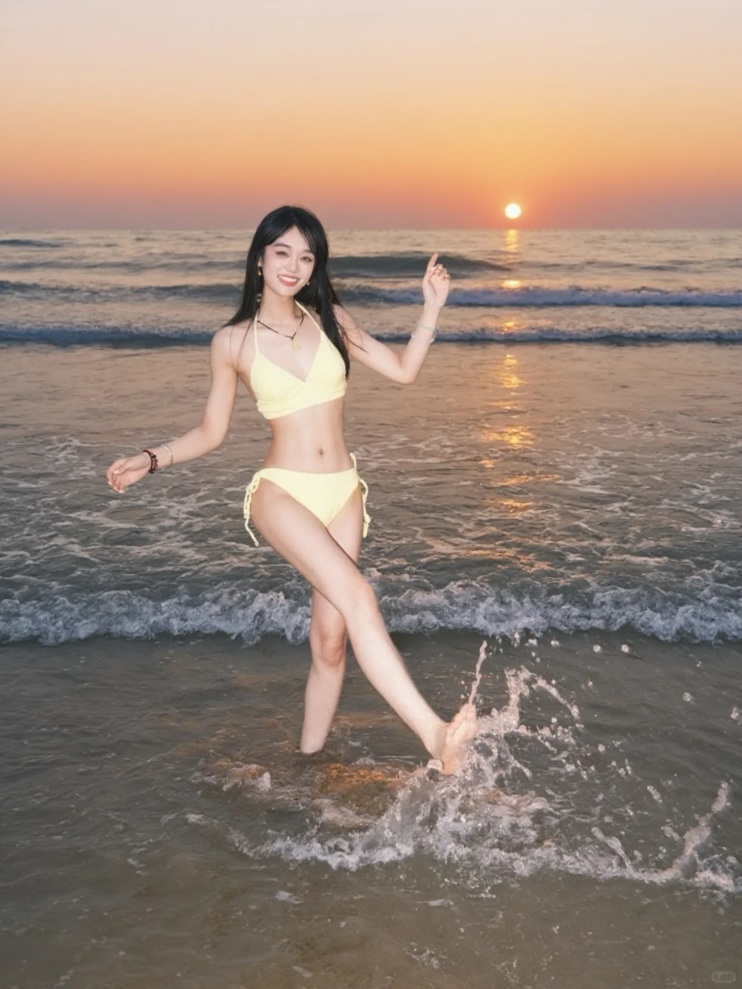 挑战第四次穿比基尼👙