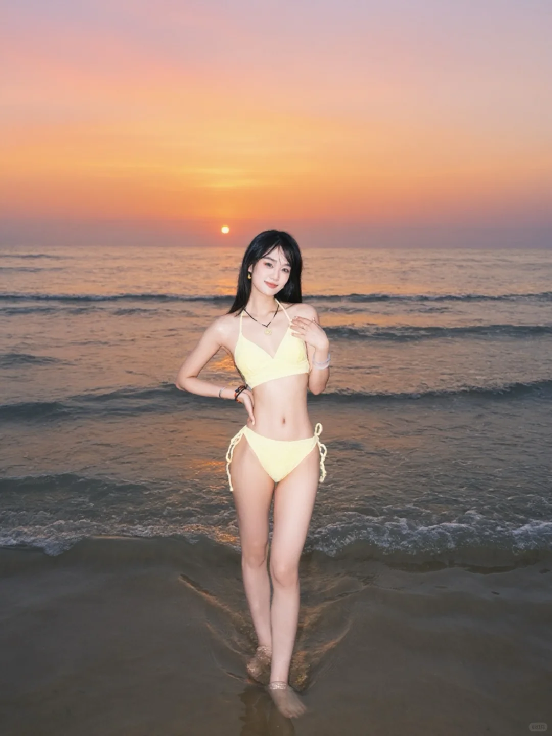 挑战第四次穿比基尼👙