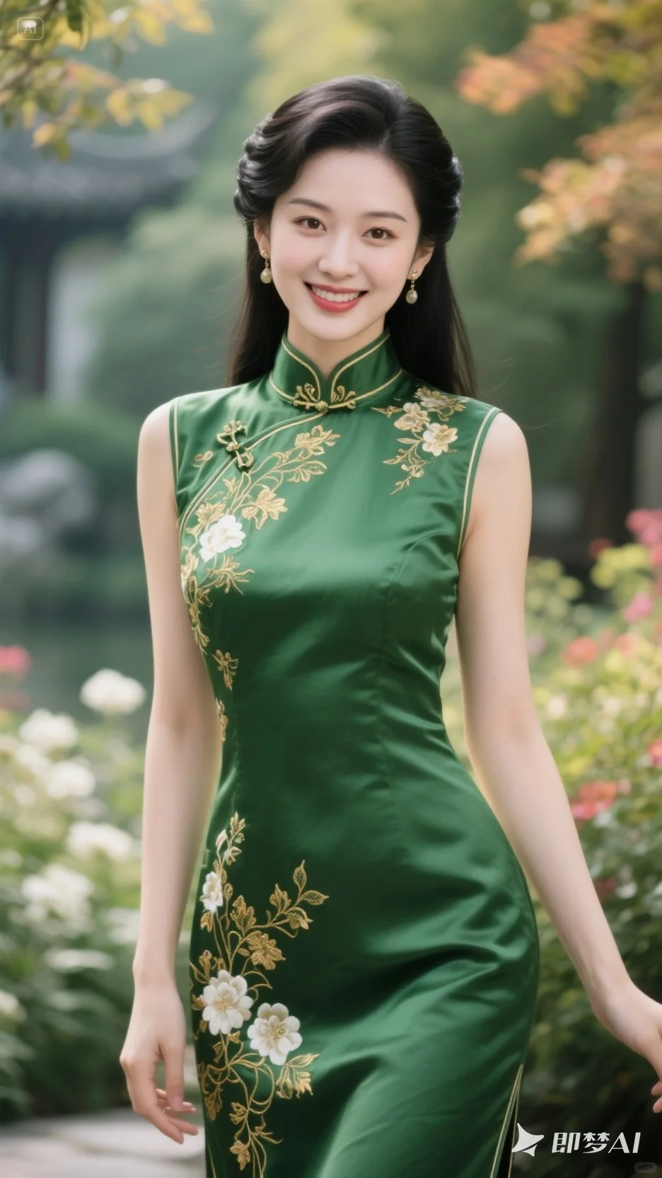 旗袍之美 附AI关键词