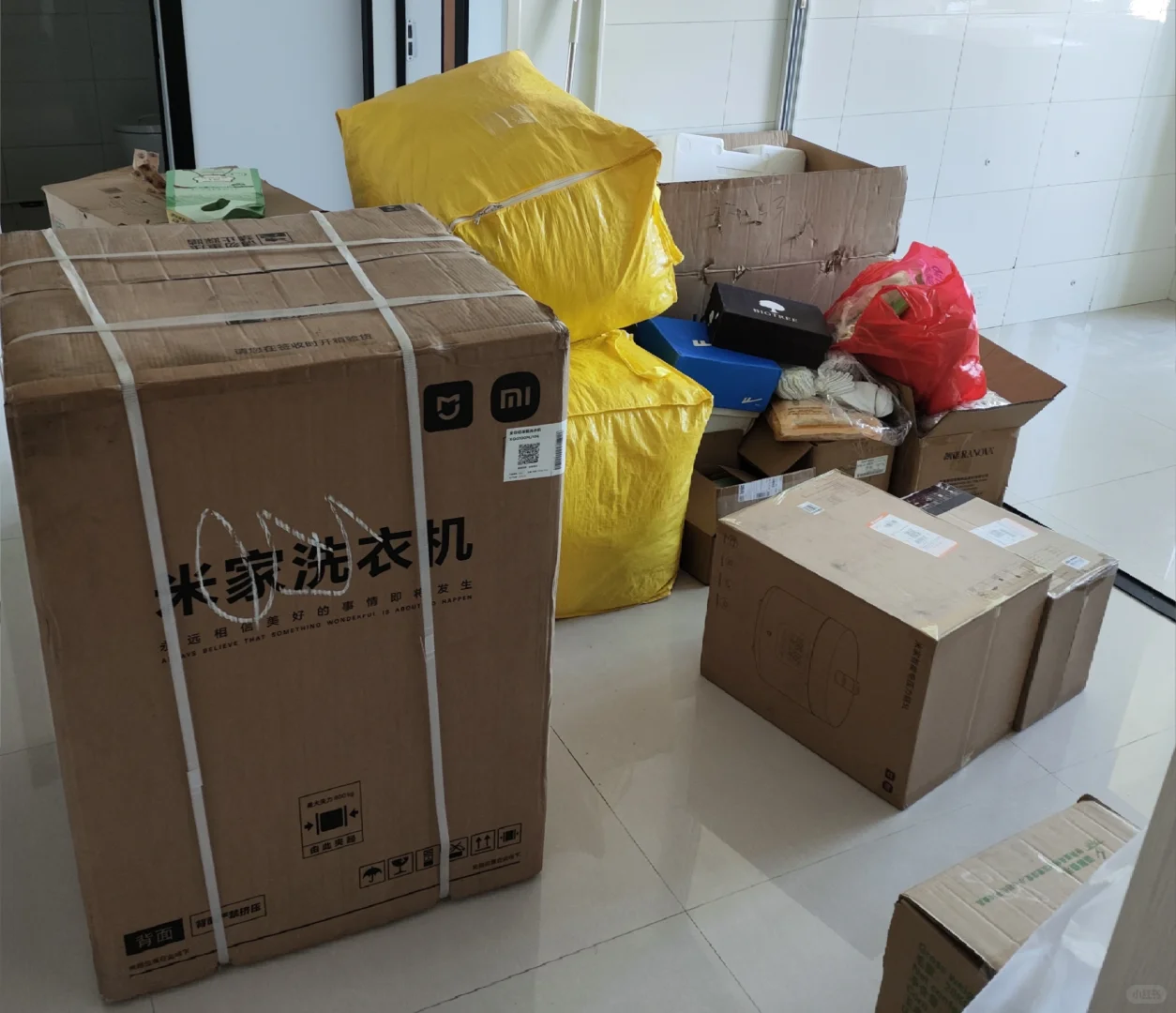 刚到鹤岗，简单收拾了一下屋子