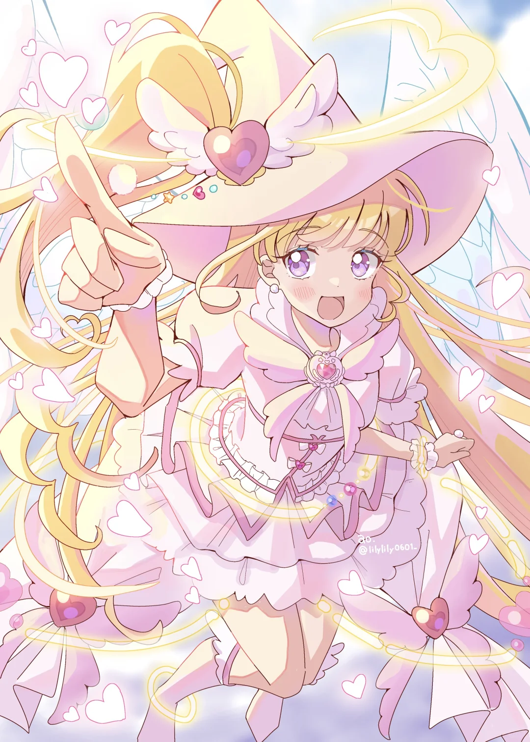 魔法使光之美少女~未来和理子闺蜜图