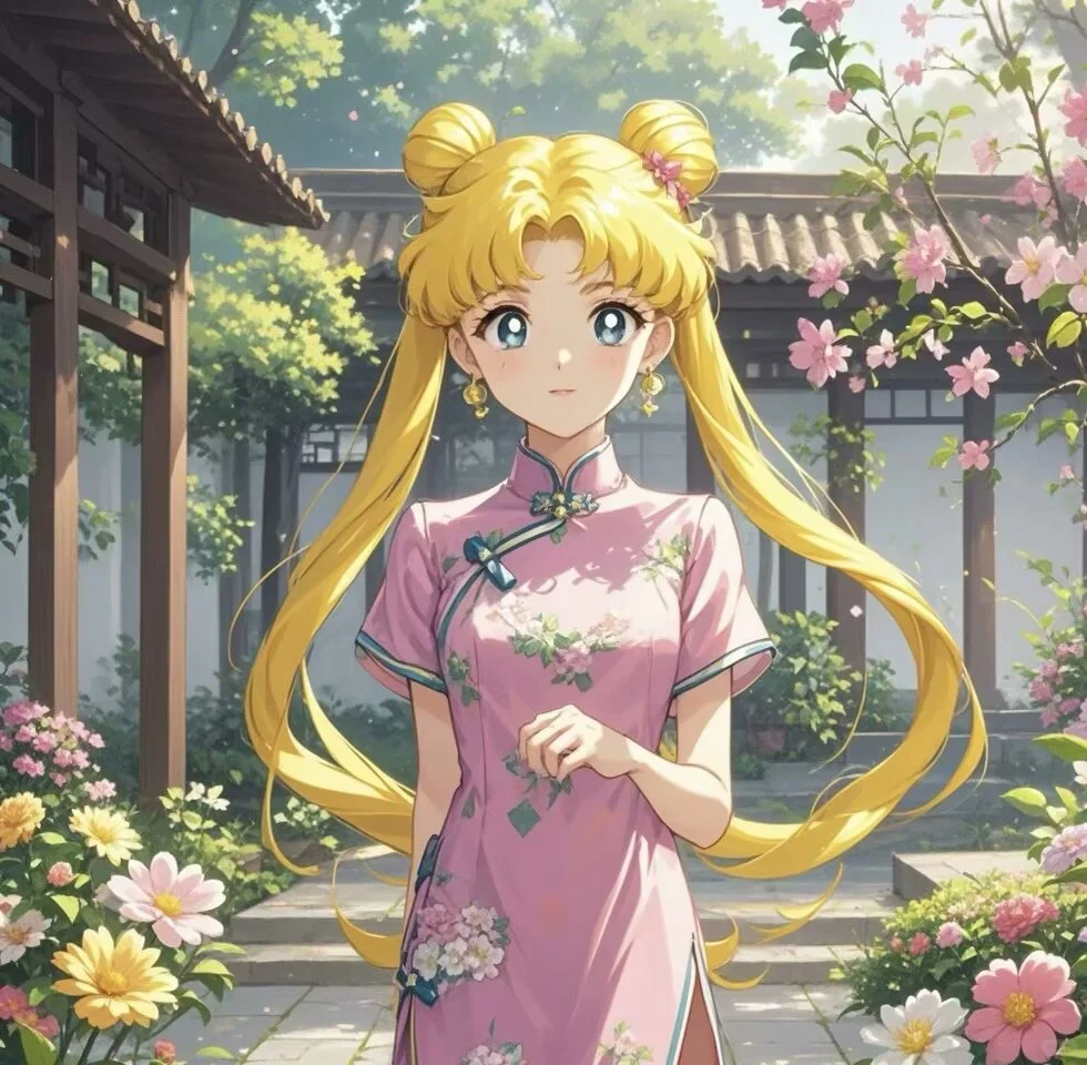 爱穿旗袍的美女子︱不一样的美少女