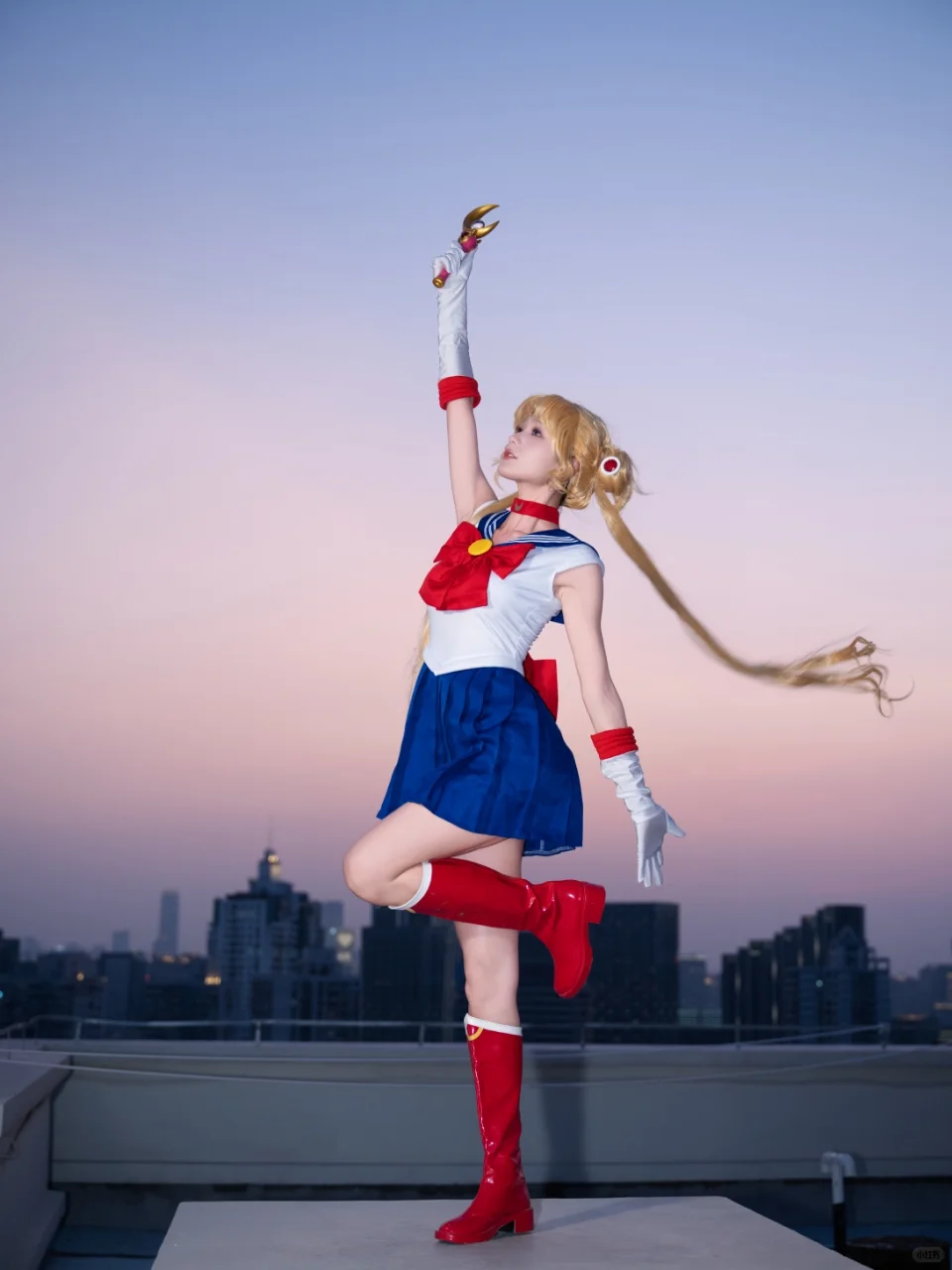 绝美晚霞与美少女战士🌙