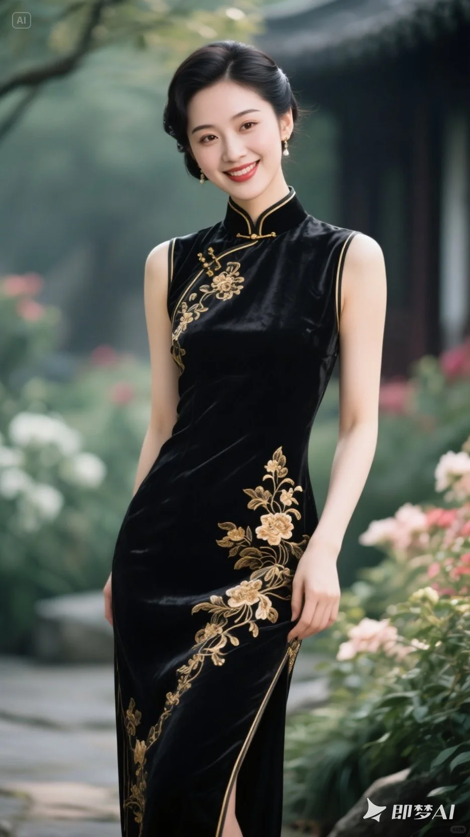 旗袍之美 附AI关键词