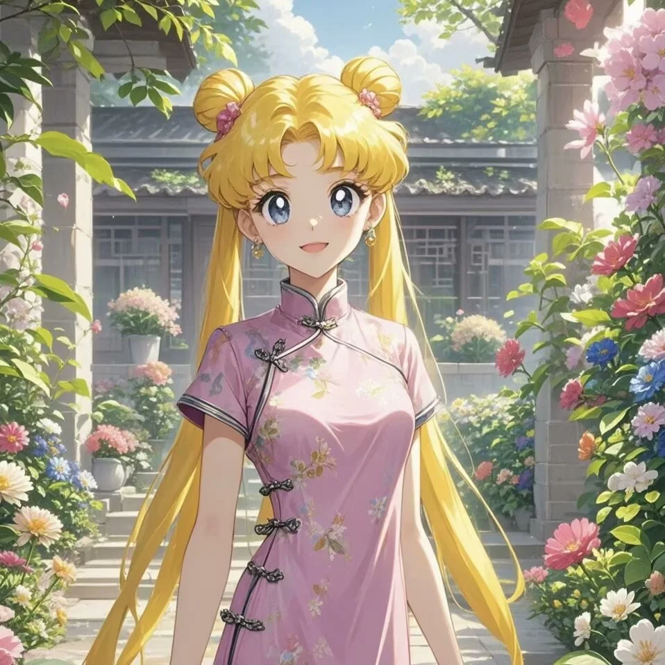 爱穿旗袍的美女子︱不一样的美少女