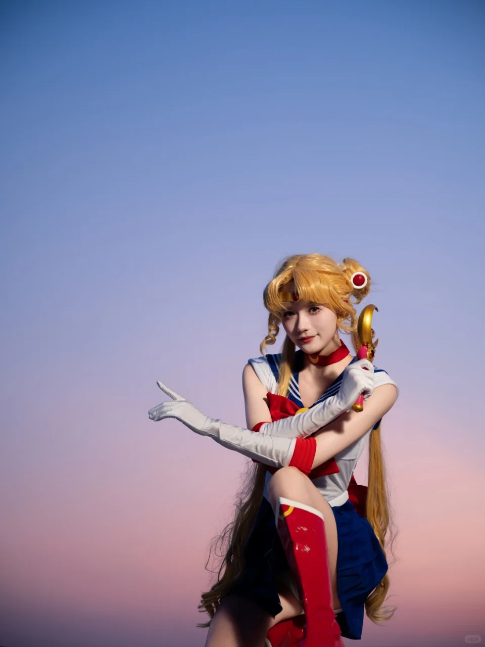 绝美晚霞与美少女战士🌙
